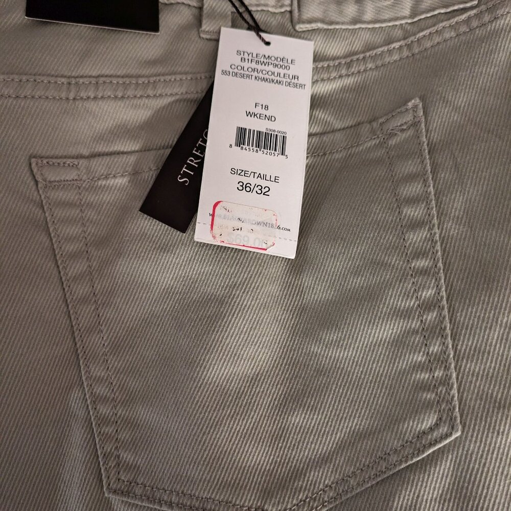 Men's casual beige pants